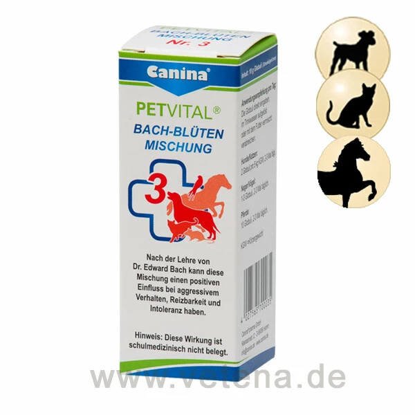 Canina PETVITAL Bachblüten Nr. 3 Aggression